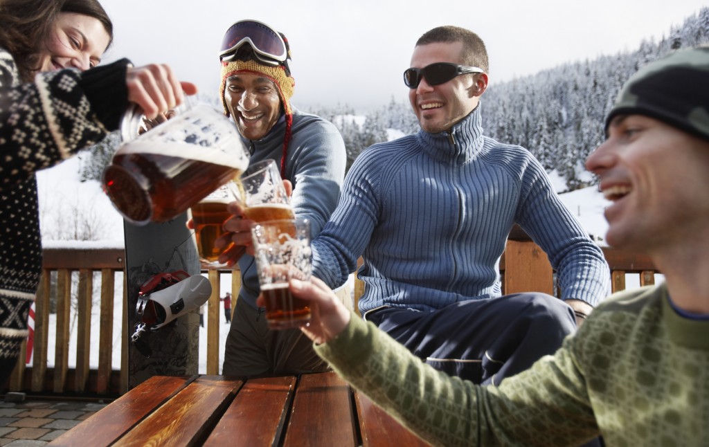 beer break,skiing vail-travel